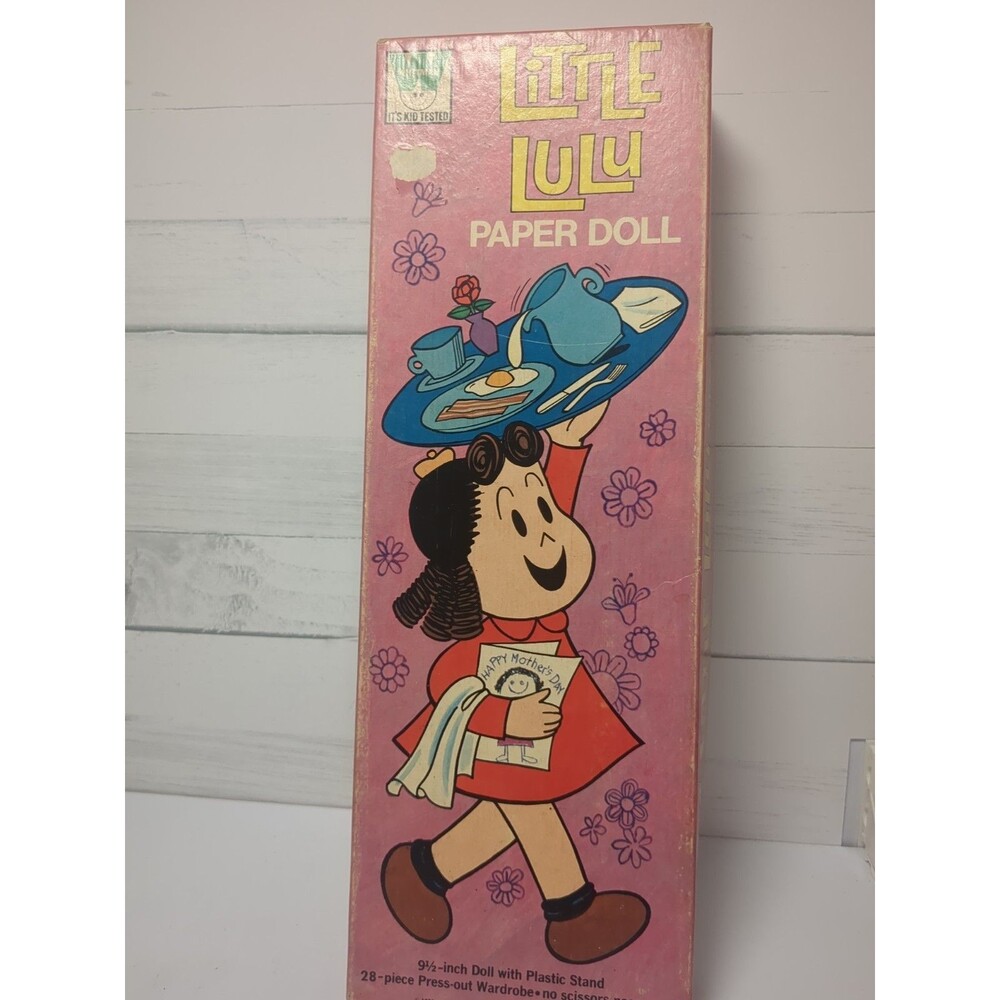 Vintage Whitman Little Lulu Paper Doll Set 28 Piece Wardrobe Complete! Retro
